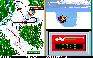 Winter Games screenshot 5 for Atari 2600